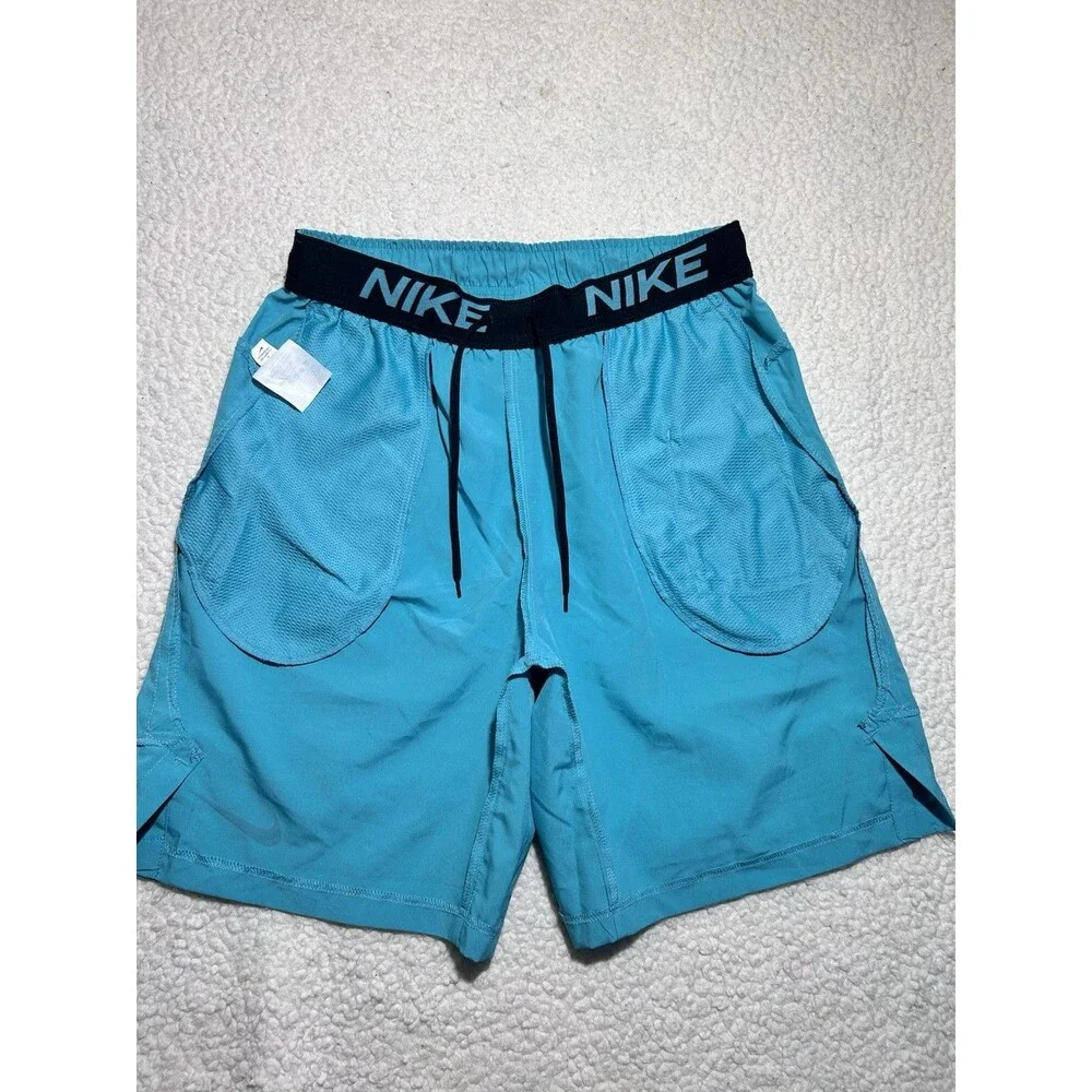 Nike Men's Swim Trunks Contend Volley Shorts Aqua Teal Size M CU4495-392 NWOT - Picture 8 of 11